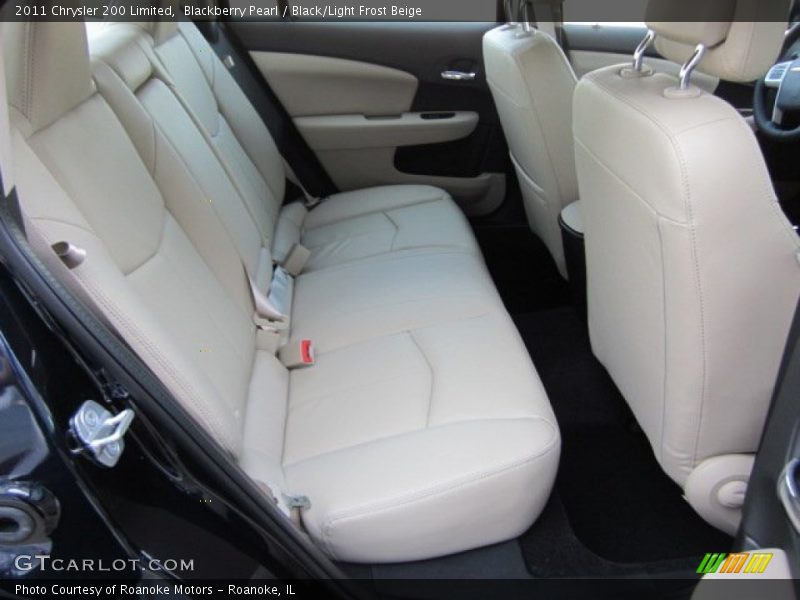 Blackberry Pearl / Black/Light Frost Beige 2011 Chrysler 200 Limited