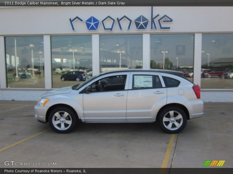 Bright Silver Metallic / Dark Slate Gray 2011 Dodge Caliber Mainstreet