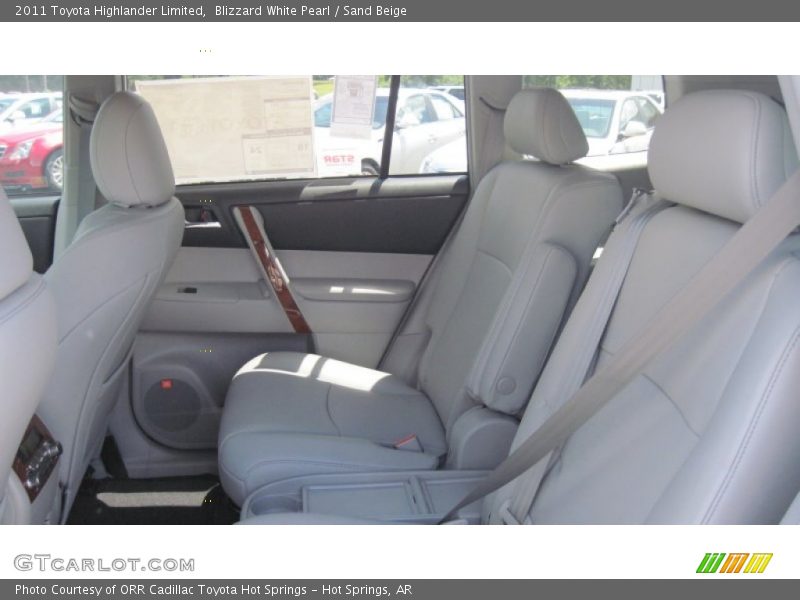 Blizzard White Pearl / Sand Beige 2011 Toyota Highlander Limited