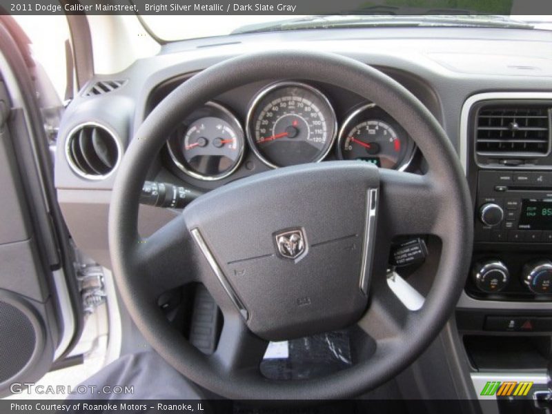 Bright Silver Metallic / Dark Slate Gray 2011 Dodge Caliber Mainstreet
