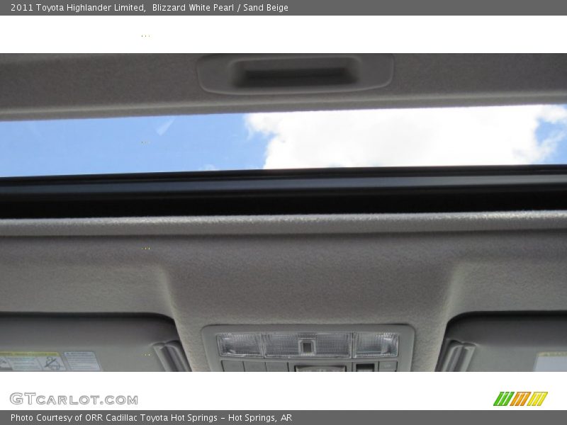 Blizzard White Pearl / Sand Beige 2011 Toyota Highlander Limited