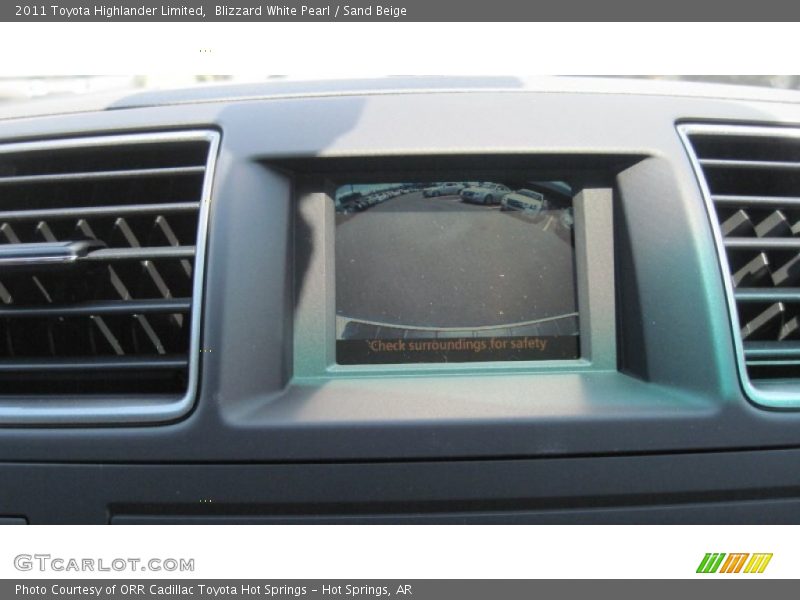 Blizzard White Pearl / Sand Beige 2011 Toyota Highlander Limited