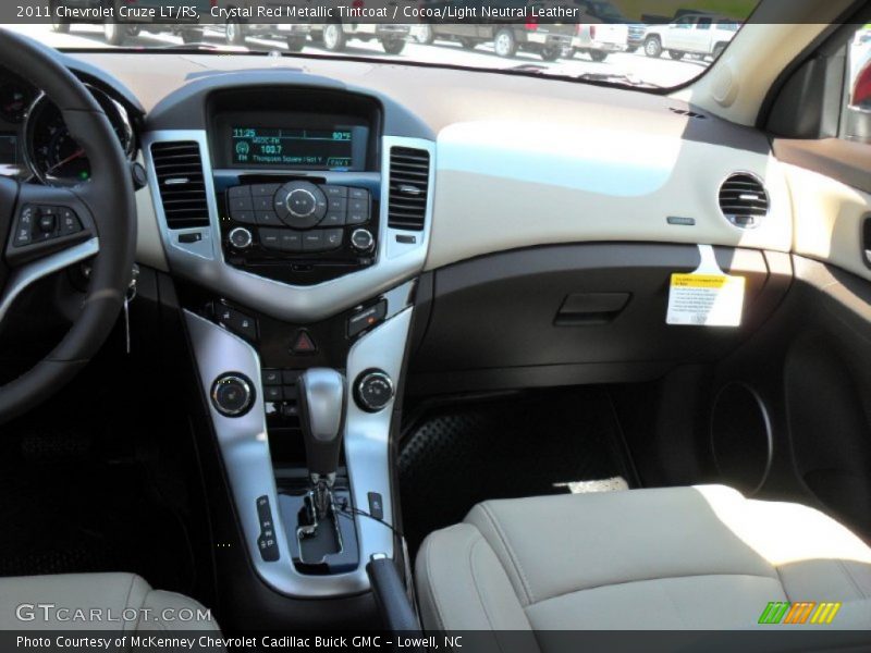 Crystal Red Metallic Tintcoat / Cocoa/Light Neutral Leather 2011 Chevrolet Cruze LT/RS