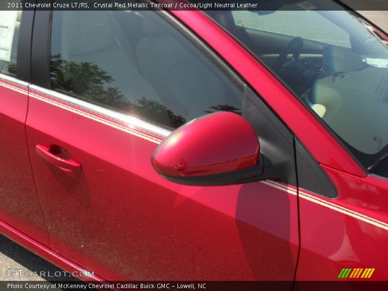 Crystal Red Metallic Tintcoat / Cocoa/Light Neutral Leather 2011 Chevrolet Cruze LT/RS