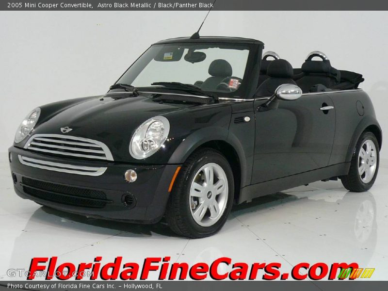 Astro Black Metallic / Black/Panther Black 2005 Mini Cooper Convertible