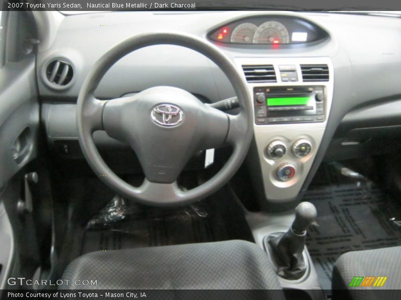 Nautical Blue Metallic / Dark Charcoal 2007 Toyota Yaris Sedan