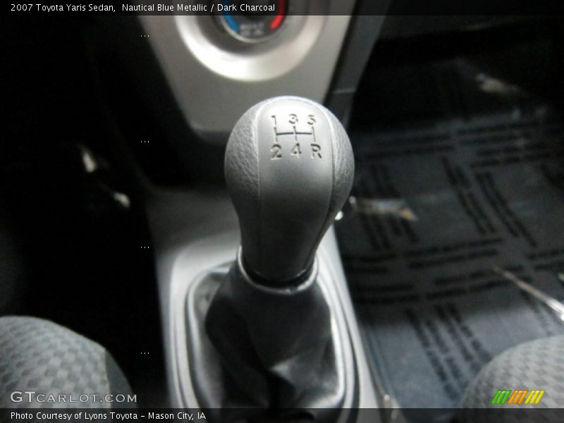 Nautical Blue Metallic / Dark Charcoal 2007 Toyota Yaris Sedan