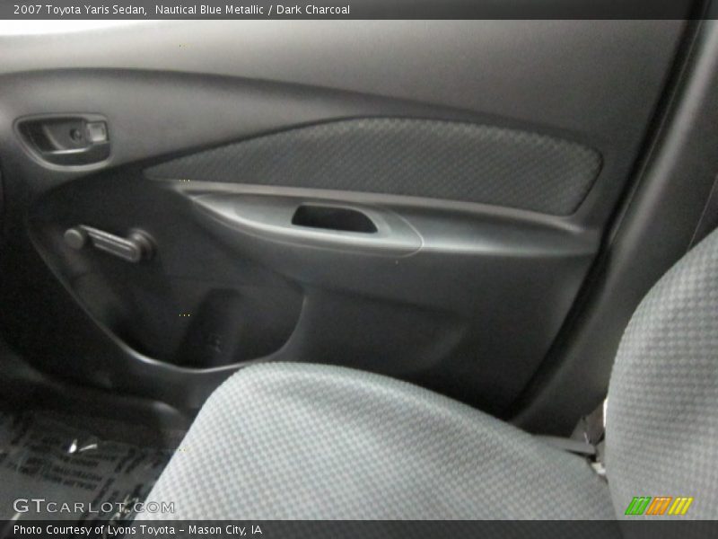 Nautical Blue Metallic / Dark Charcoal 2007 Toyota Yaris Sedan