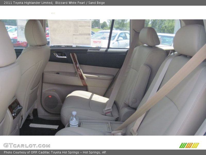 Blizzard White Pearl / Sand Beige 2011 Toyota Highlander Limited