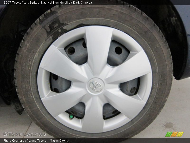 Nautical Blue Metallic / Dark Charcoal 2007 Toyota Yaris Sedan