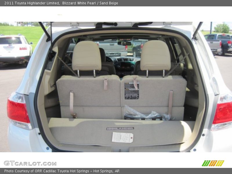 Blizzard White Pearl / Sand Beige 2011 Toyota Highlander Limited