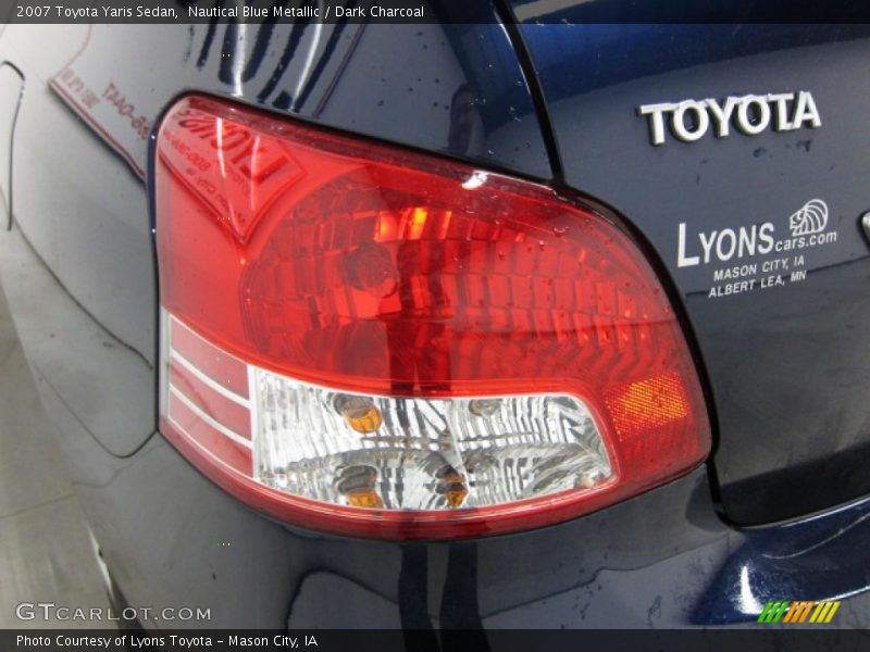 Nautical Blue Metallic / Dark Charcoal 2007 Toyota Yaris Sedan