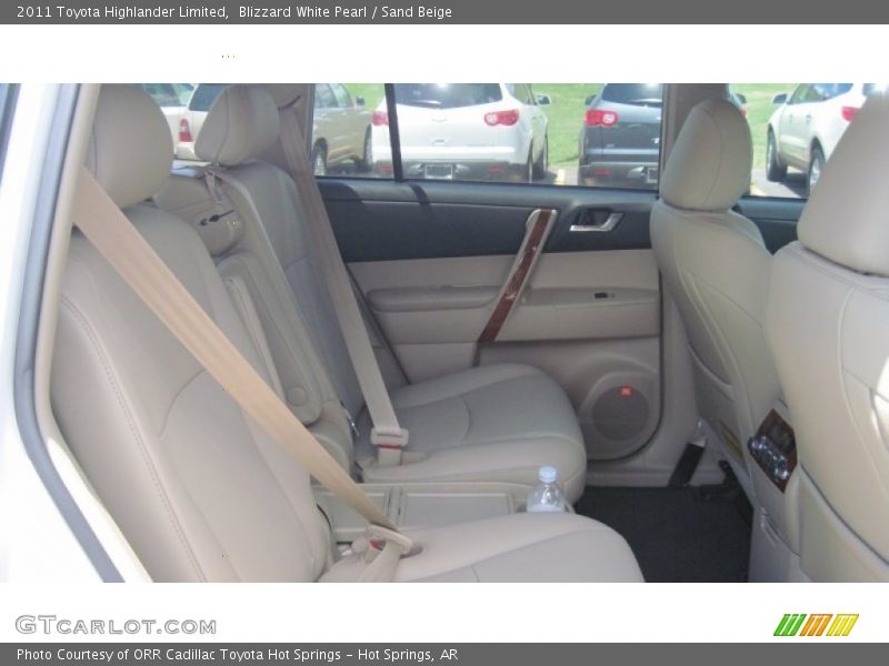 Blizzard White Pearl / Sand Beige 2011 Toyota Highlander Limited