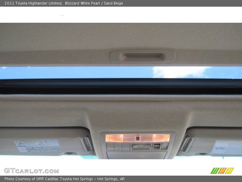 Blizzard White Pearl / Sand Beige 2011 Toyota Highlander Limited