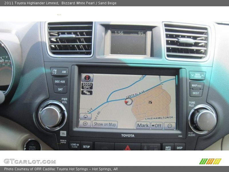 Blizzard White Pearl / Sand Beige 2011 Toyota Highlander Limited