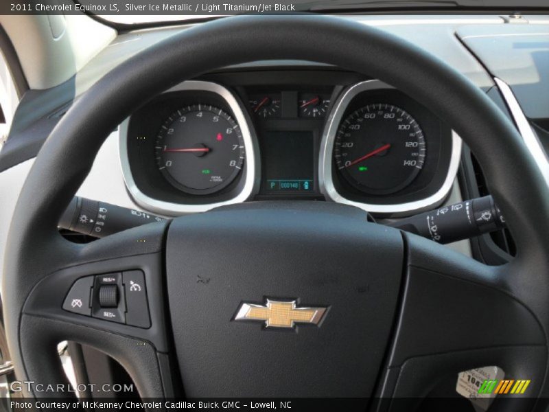 Silver Ice Metallic / Light Titanium/Jet Black 2011 Chevrolet Equinox LS