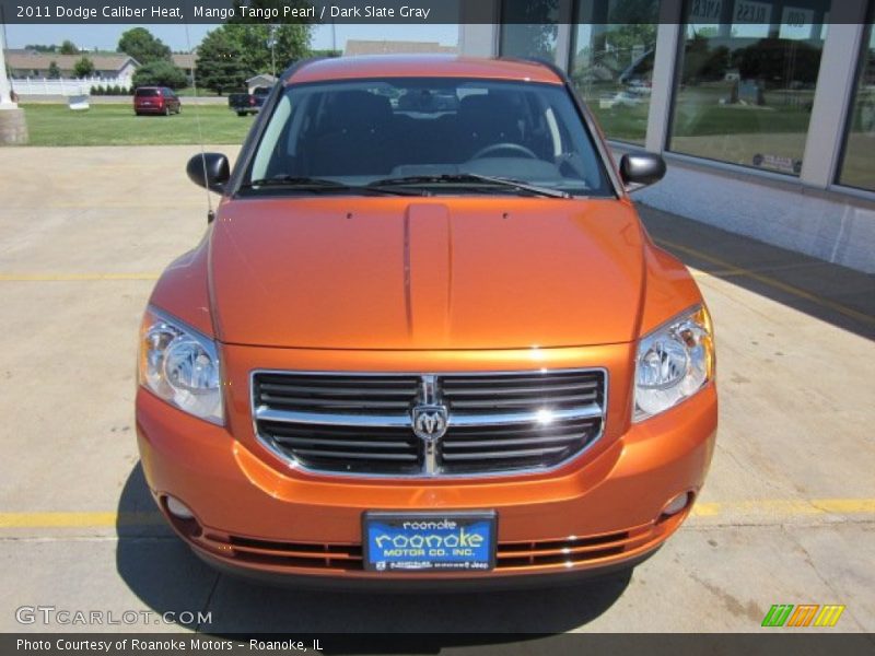 Mango Tango Pearl / Dark Slate Gray 2011 Dodge Caliber Heat