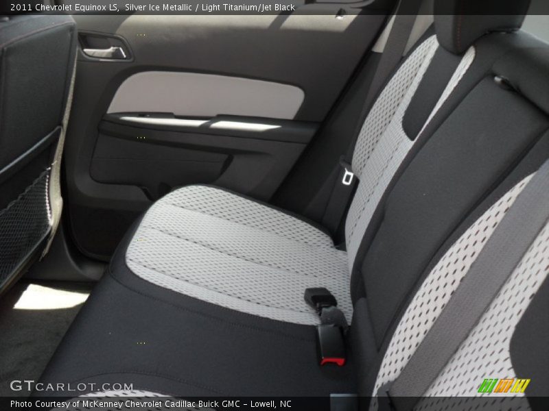 Silver Ice Metallic / Light Titanium/Jet Black 2011 Chevrolet Equinox LS