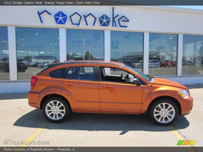 Mango Tango Pearl / Dark Slate Gray 2011 Dodge Caliber Heat