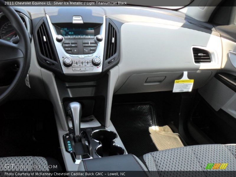 Silver Ice Metallic / Light Titanium/Jet Black 2011 Chevrolet Equinox LS