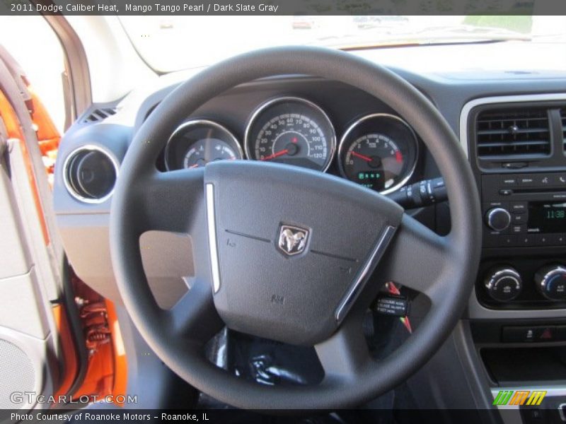 Mango Tango Pearl / Dark Slate Gray 2011 Dodge Caliber Heat