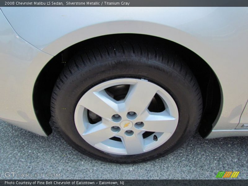Silverstone Metallic / Titanium Gray 2008 Chevrolet Malibu LS Sedan