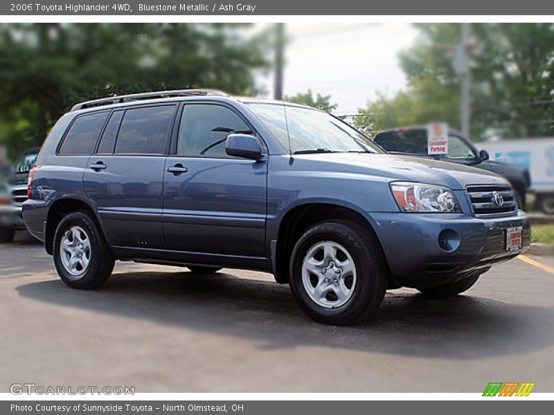 Bluestone Metallic / Ash Gray 2006 Toyota Highlander 4WD