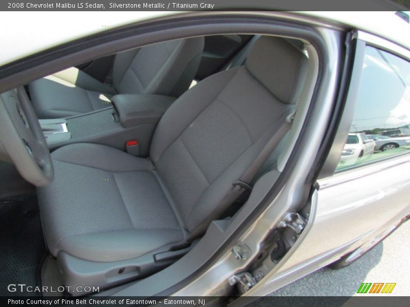 Silverstone Metallic / Titanium Gray 2008 Chevrolet Malibu LS Sedan