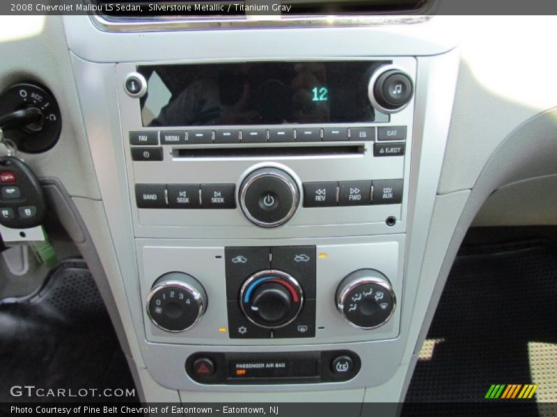 Silverstone Metallic / Titanium Gray 2008 Chevrolet Malibu LS Sedan