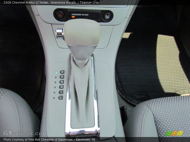 Silverstone Metallic / Titanium Gray 2008 Chevrolet Malibu LS Sedan