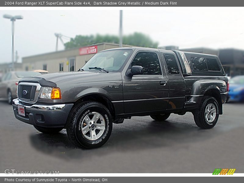 Dark Shadow Grey Metallic / Medium Dark Flint 2004 Ford Ranger XLT SuperCab Flare Side 4x4