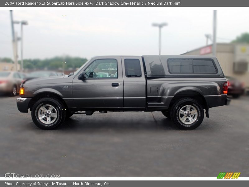 Dark Shadow Grey Metallic / Medium Dark Flint 2004 Ford Ranger XLT SuperCab Flare Side 4x4