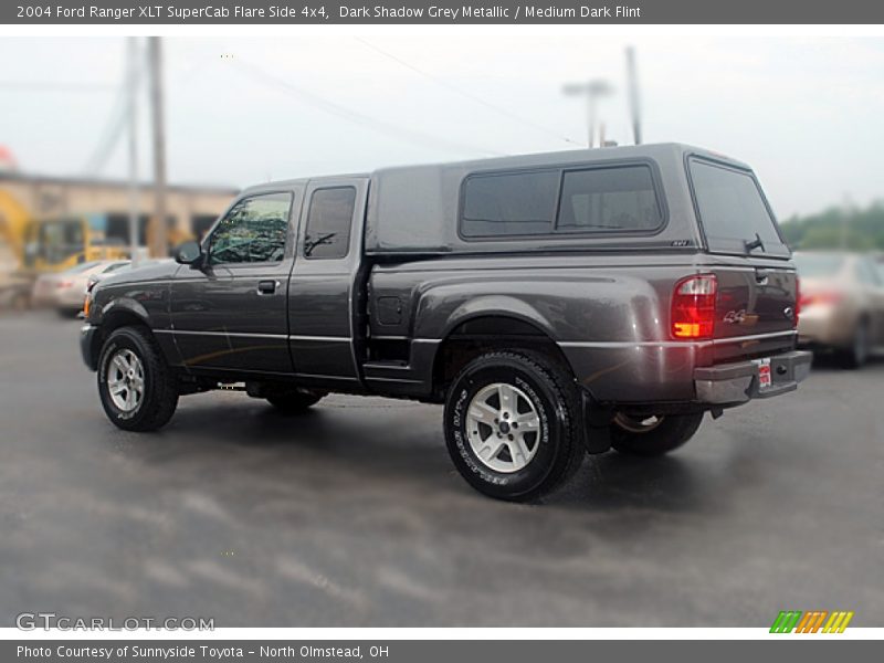 Dark Shadow Grey Metallic / Medium Dark Flint 2004 Ford Ranger XLT SuperCab Flare Side 4x4