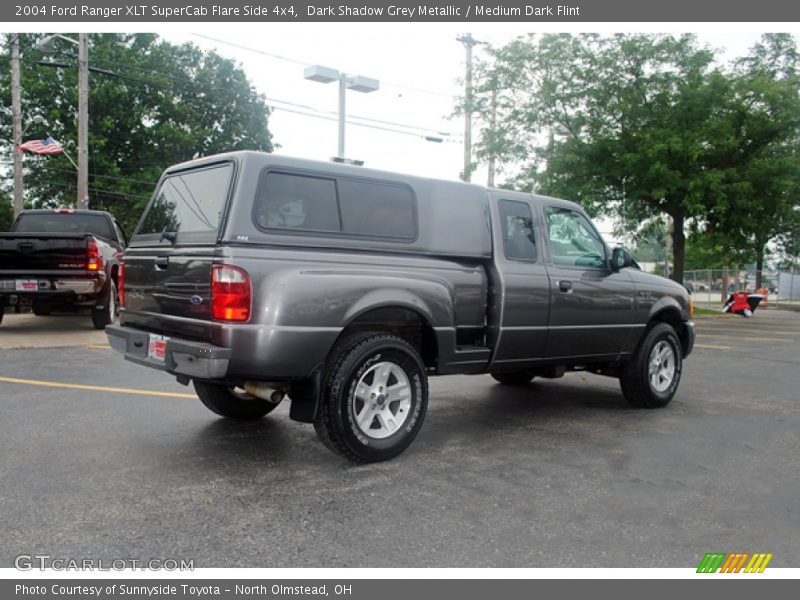 Dark Shadow Grey Metallic / Medium Dark Flint 2004 Ford Ranger XLT SuperCab Flare Side 4x4