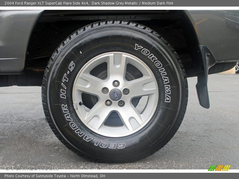 Dark Shadow Grey Metallic / Medium Dark Flint 2004 Ford Ranger XLT SuperCab Flare Side 4x4