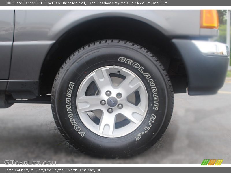 Dark Shadow Grey Metallic / Medium Dark Flint 2004 Ford Ranger XLT SuperCab Flare Side 4x4