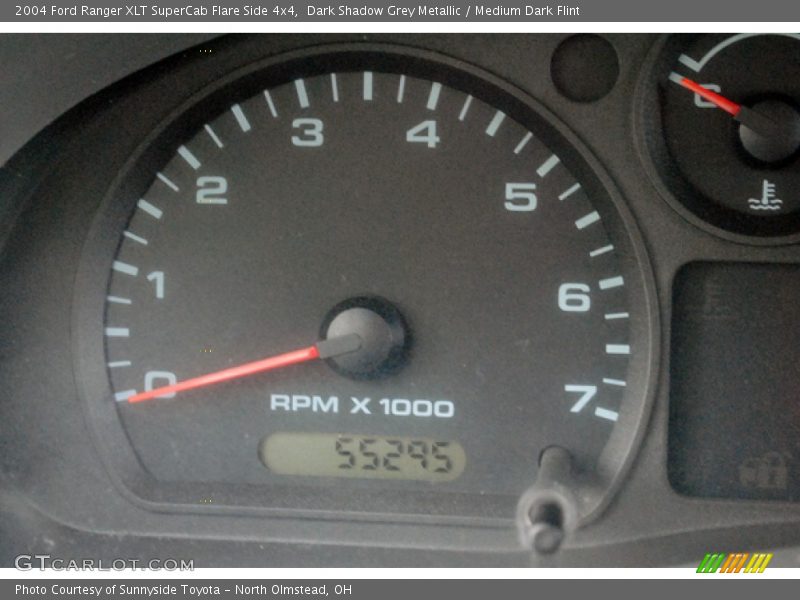 Dark Shadow Grey Metallic / Medium Dark Flint 2004 Ford Ranger XLT SuperCab Flare Side 4x4