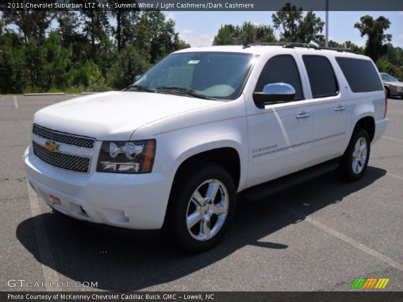 Summit White / Light Cashmere/Dark Cashmere 2011 Chevrolet Suburban LTZ 4x4