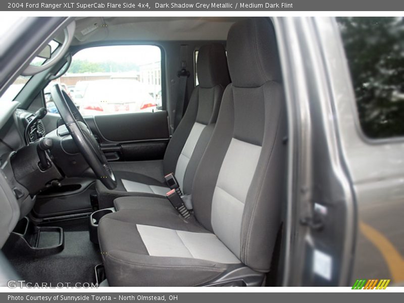 Dark Shadow Grey Metallic / Medium Dark Flint 2004 Ford Ranger XLT SuperCab Flare Side 4x4