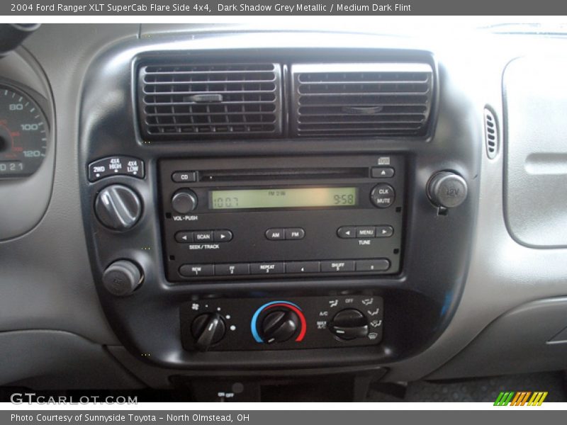 Dark Shadow Grey Metallic / Medium Dark Flint 2004 Ford Ranger XLT SuperCab Flare Side 4x4