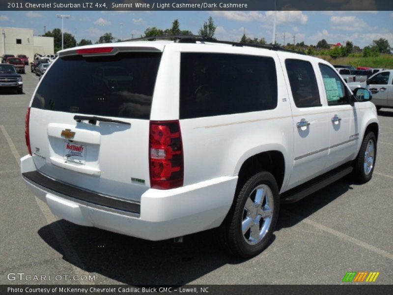Summit White / Light Cashmere/Dark Cashmere 2011 Chevrolet Suburban LTZ 4x4