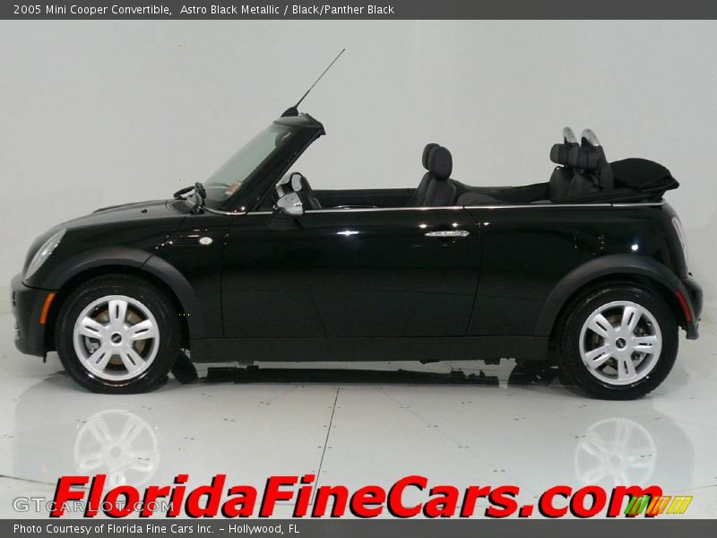 Astro Black Metallic / Black/Panther Black 2005 Mini Cooper Convertible