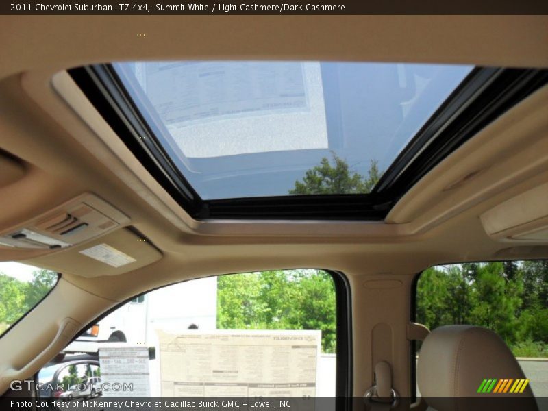 Summit White / Light Cashmere/Dark Cashmere 2011 Chevrolet Suburban LTZ 4x4