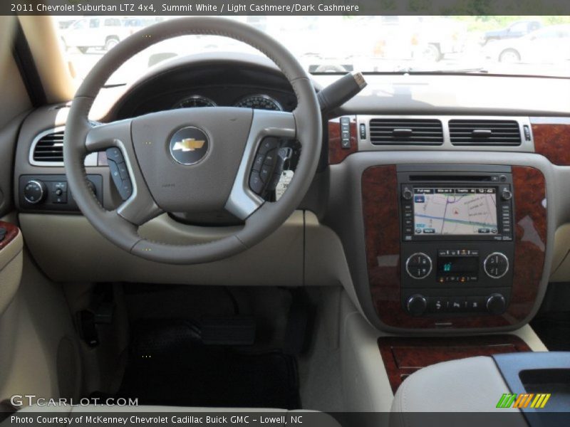 Summit White / Light Cashmere/Dark Cashmere 2011 Chevrolet Suburban LTZ 4x4
