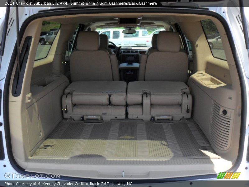 Summit White / Light Cashmere/Dark Cashmere 2011 Chevrolet Suburban LTZ 4x4