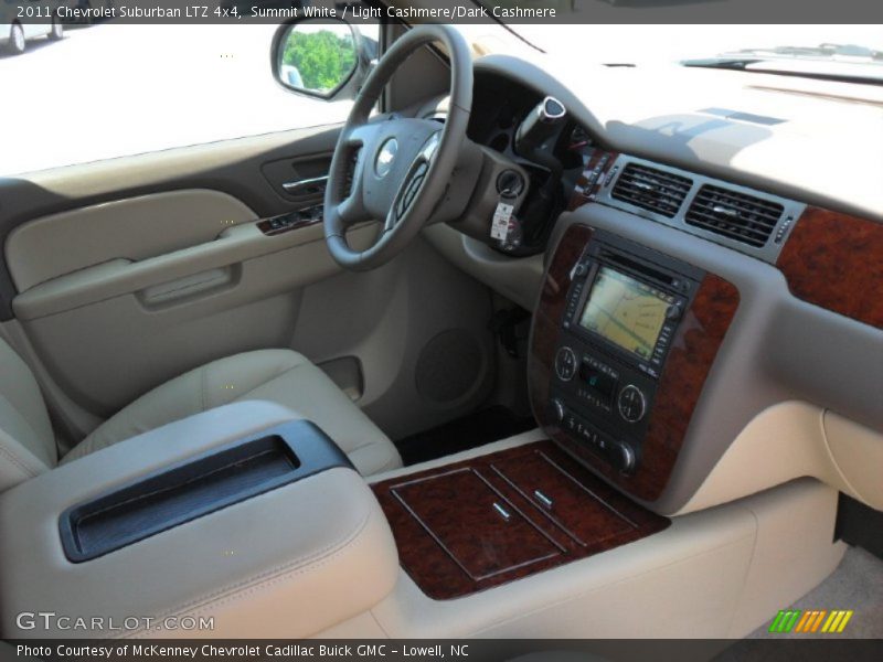 Summit White / Light Cashmere/Dark Cashmere 2011 Chevrolet Suburban LTZ 4x4