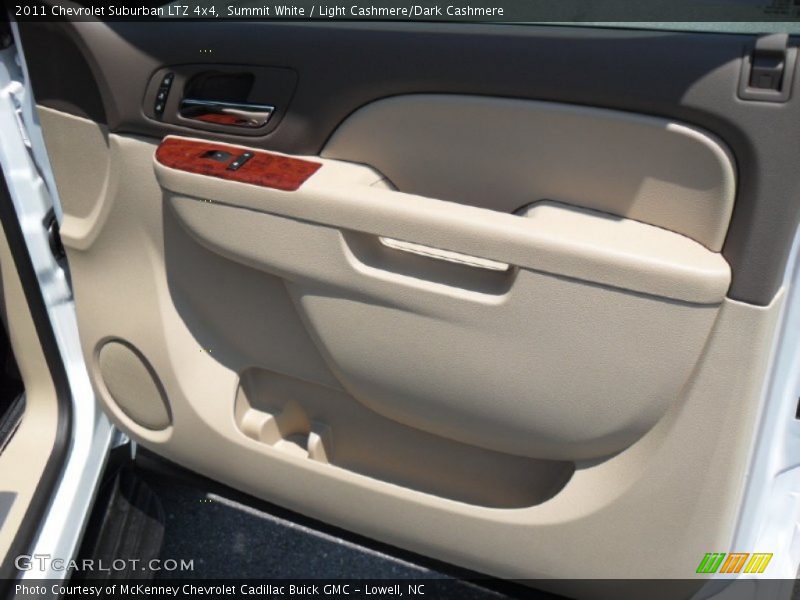 Summit White / Light Cashmere/Dark Cashmere 2011 Chevrolet Suburban LTZ 4x4