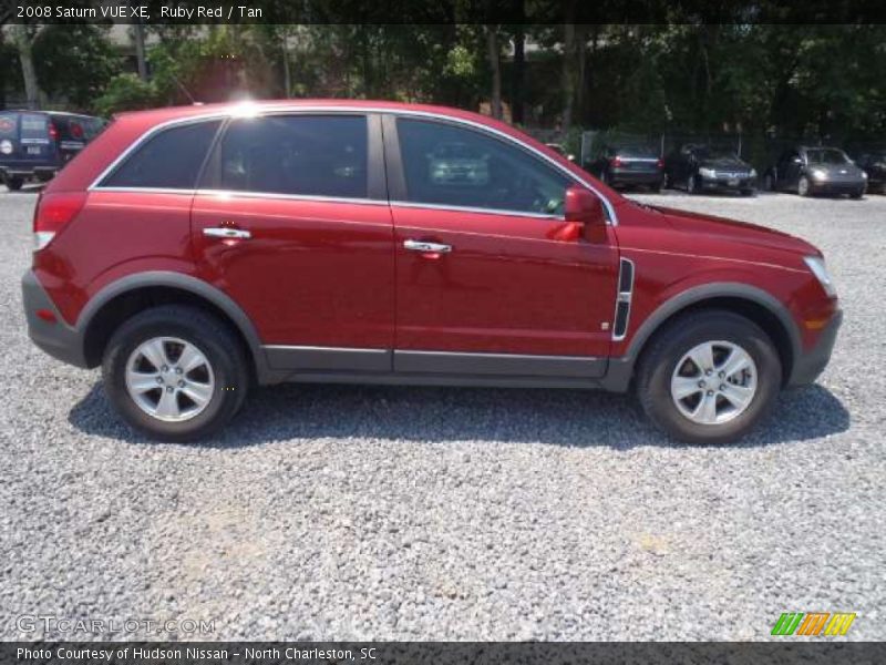 Ruby Red / Tan 2008 Saturn VUE XE