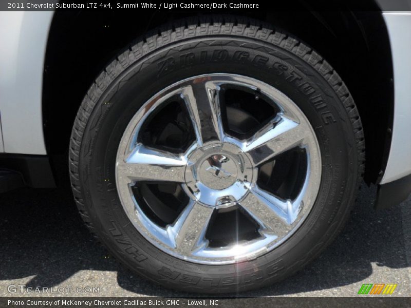 Summit White / Light Cashmere/Dark Cashmere 2011 Chevrolet Suburban LTZ 4x4