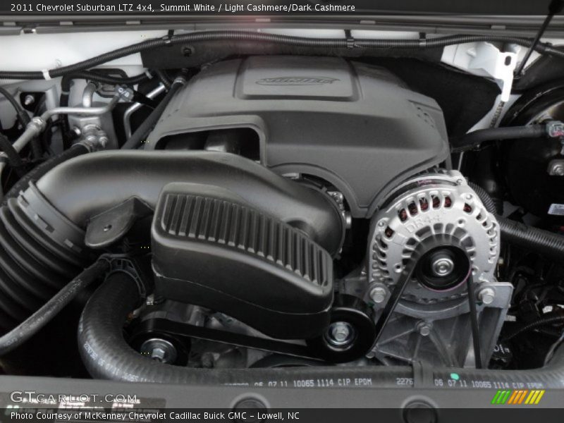 Summit White / Light Cashmere/Dark Cashmere 2011 Chevrolet Suburban LTZ 4x4